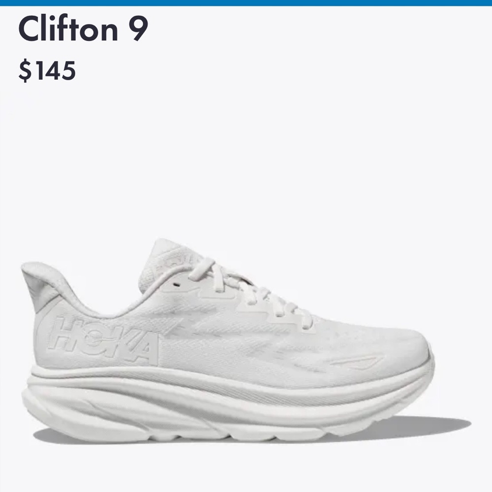 Clifton 9 Hokas